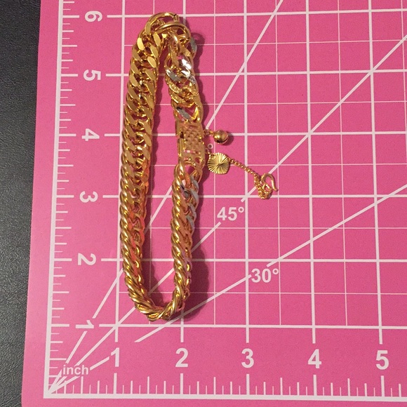 Brand New Cuban link gold filled men's bracelet - Picture 8 of 8